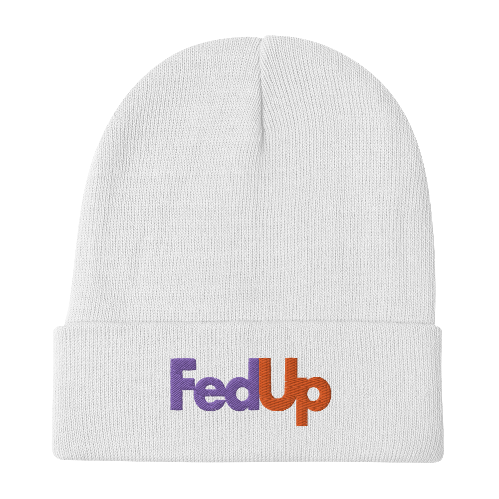 FedUp: Embroidered Beanie