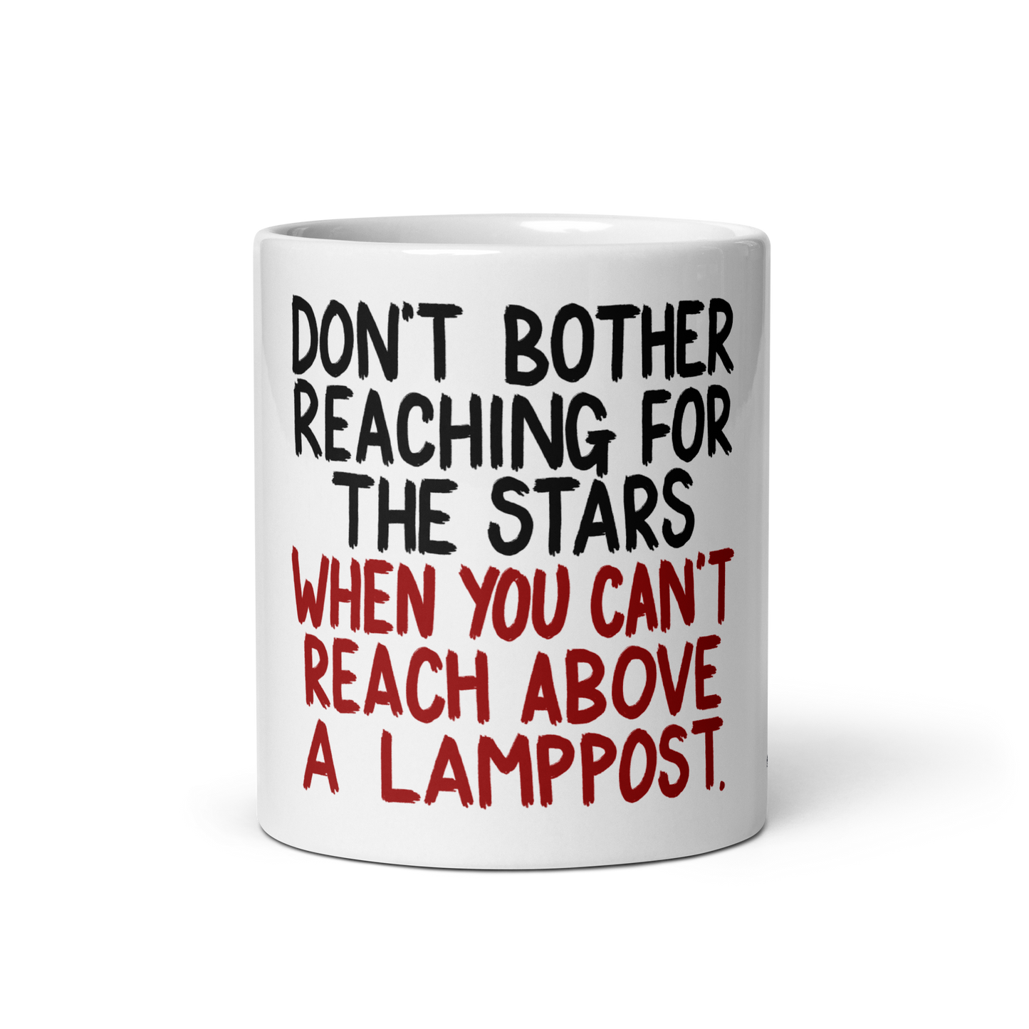 Reaching For The Stars: 11oz Glossy White Mug