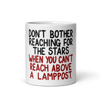 Reaching For The Stars: 11oz Glossy White Mug