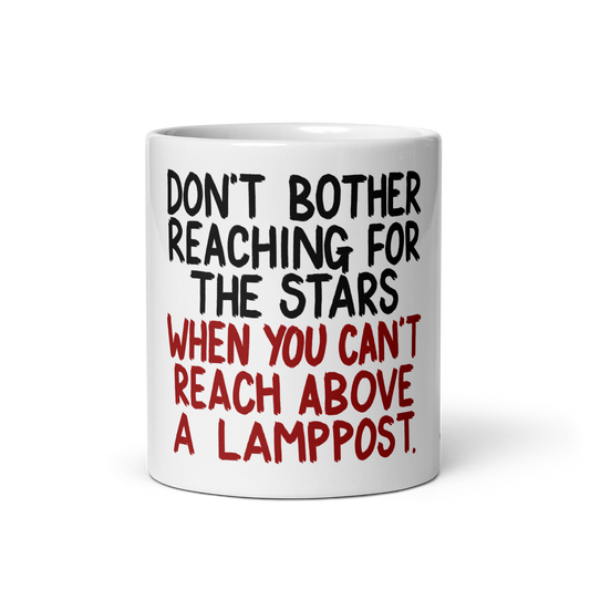 Reaching For The Stars: 11oz Glossy White Mug