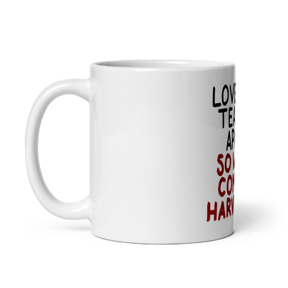 Love Will Tear Us Apart: White Glossy Mug