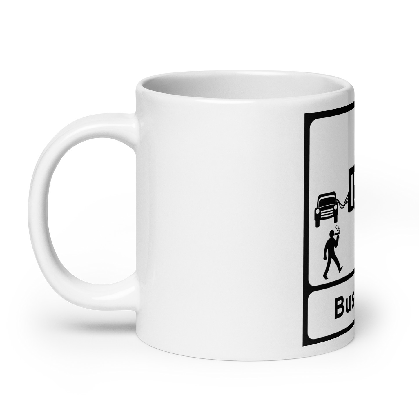 Bus Start: 11oz White Glossy Mug