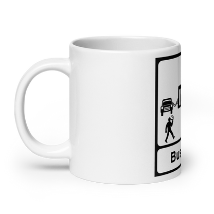 Bus Start: 11oz White Glossy Mug